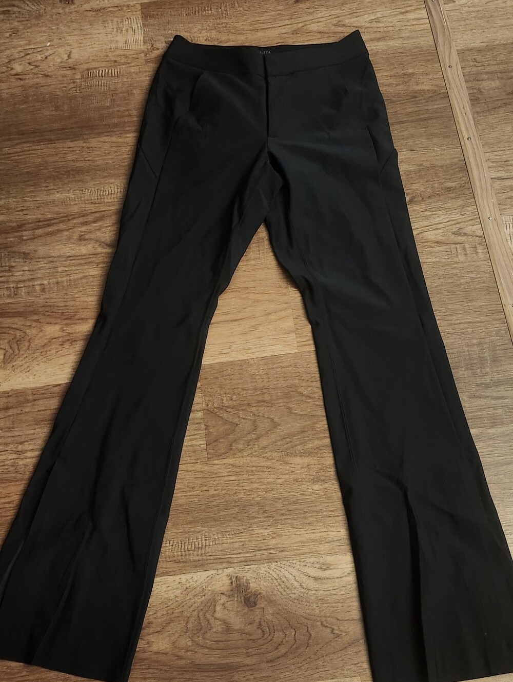Athleta Black Women's Dress Pants - Flared Leg